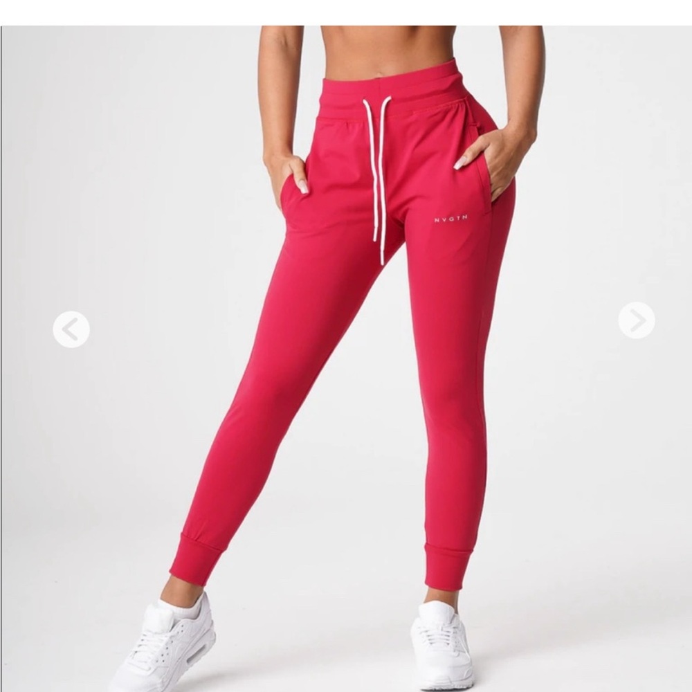 nvgtn ruby red joggers - Picture 3 of 6